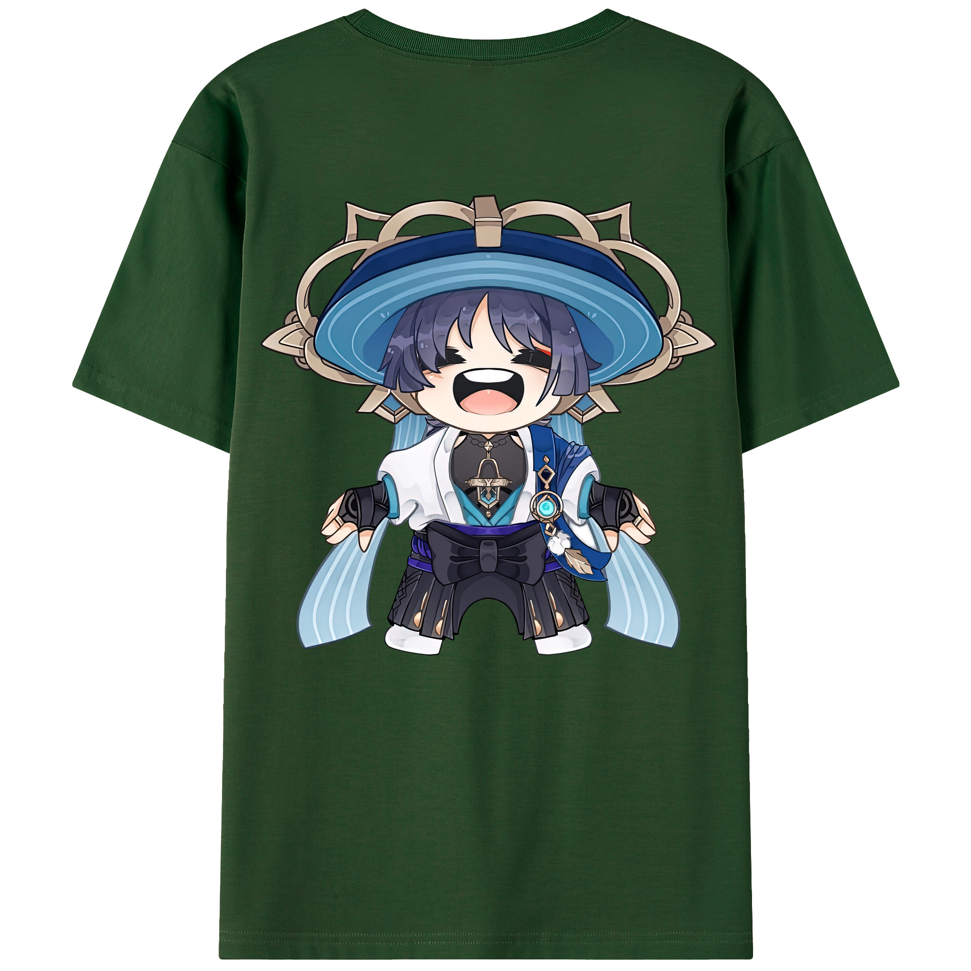 げんし神 さんペい genshin Sanpei 綿100％半袖Tシャツ（背面プリント）